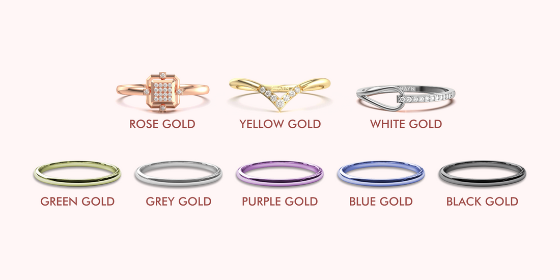 types of gold