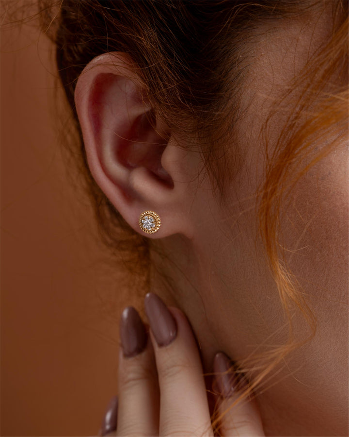 Entwined Diamond Studs
