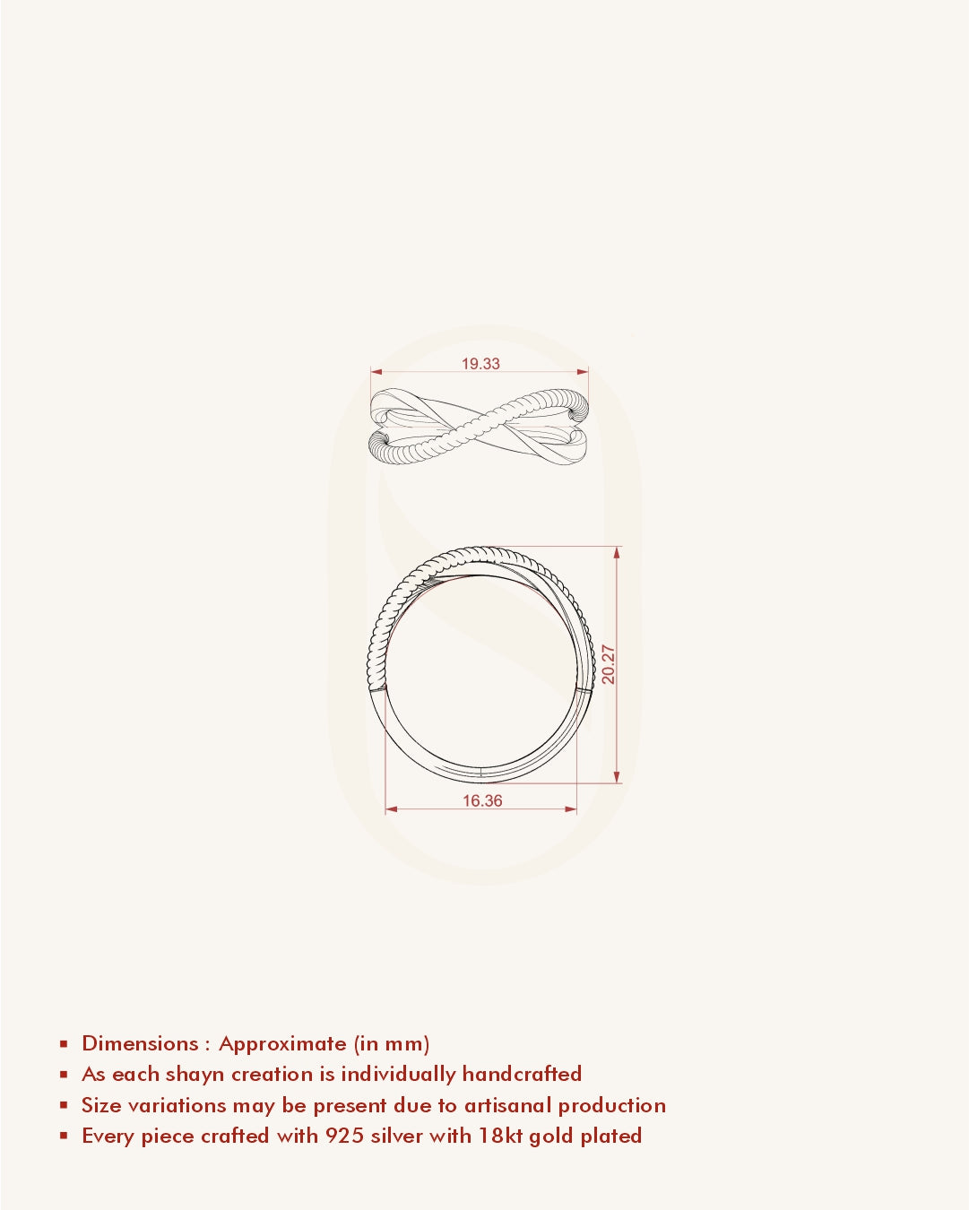 Twist & Shimmer Ring