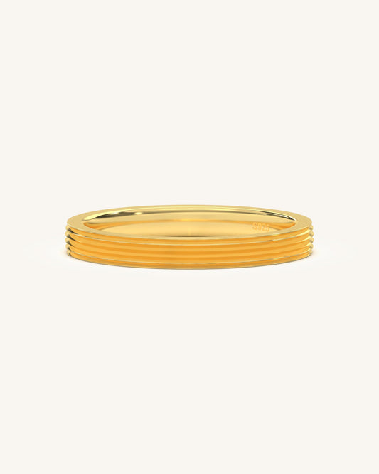 Ridge Texture Ring