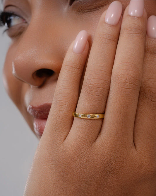 Gold Dot Ring