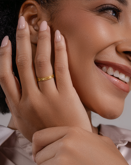 Twin Band Stacking Ring