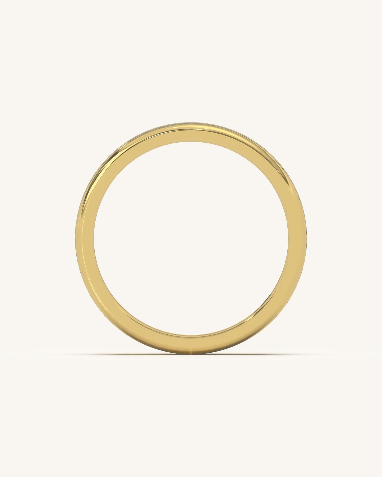 Black Enamel Edge Ring