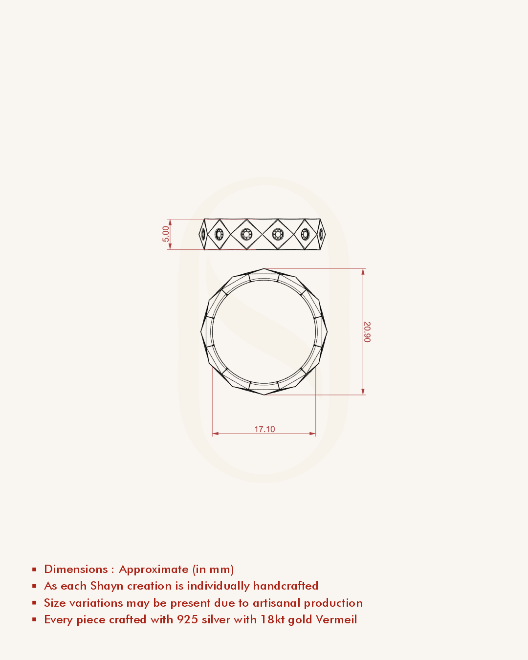 Brilliant Faceted Band