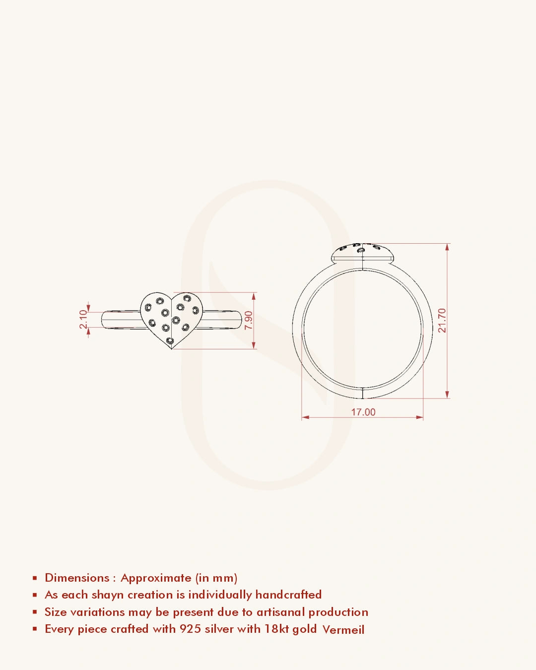Sparkling Heart Ring