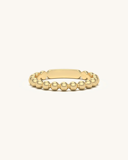 Gold Bead Ring