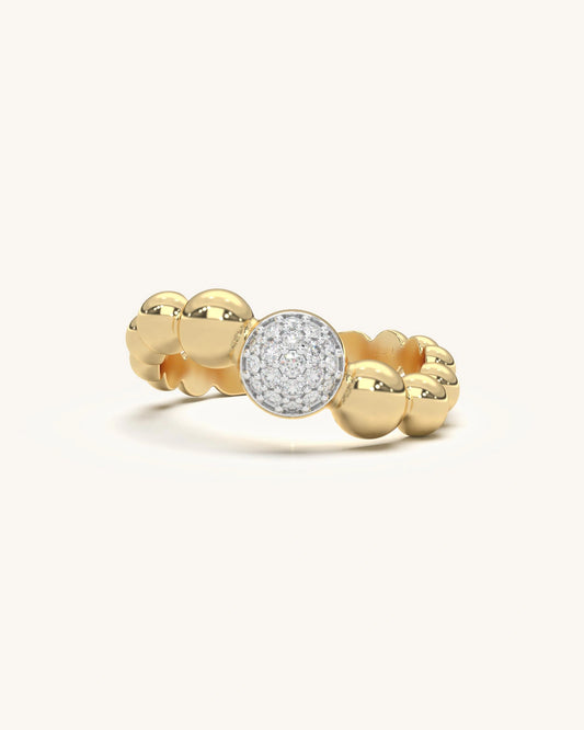 Ball Curve Ring