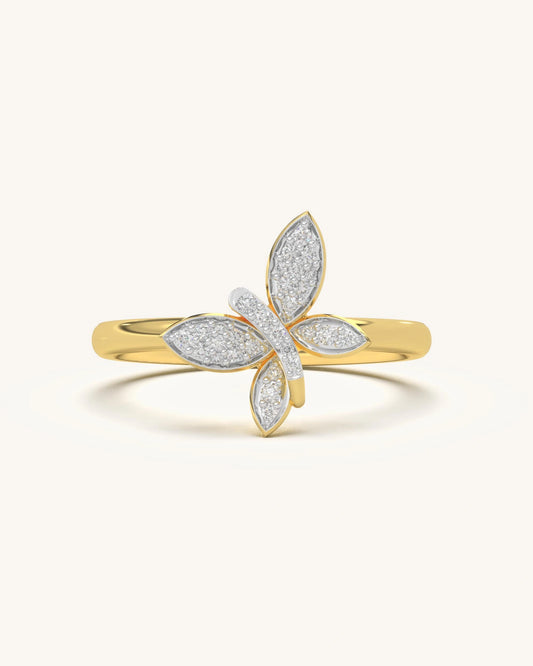 Elegant Wing Ring