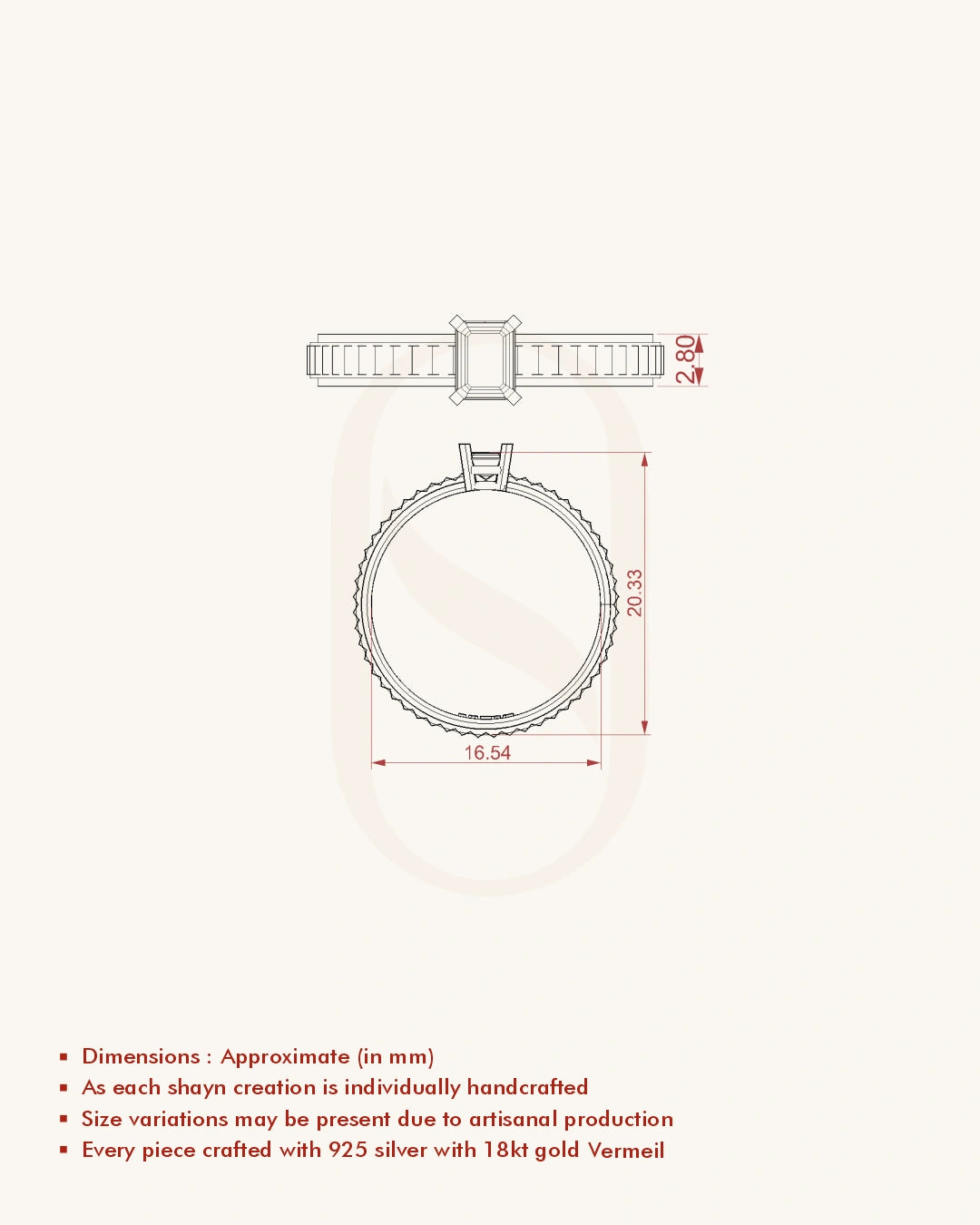Emerald Solitaire Band
