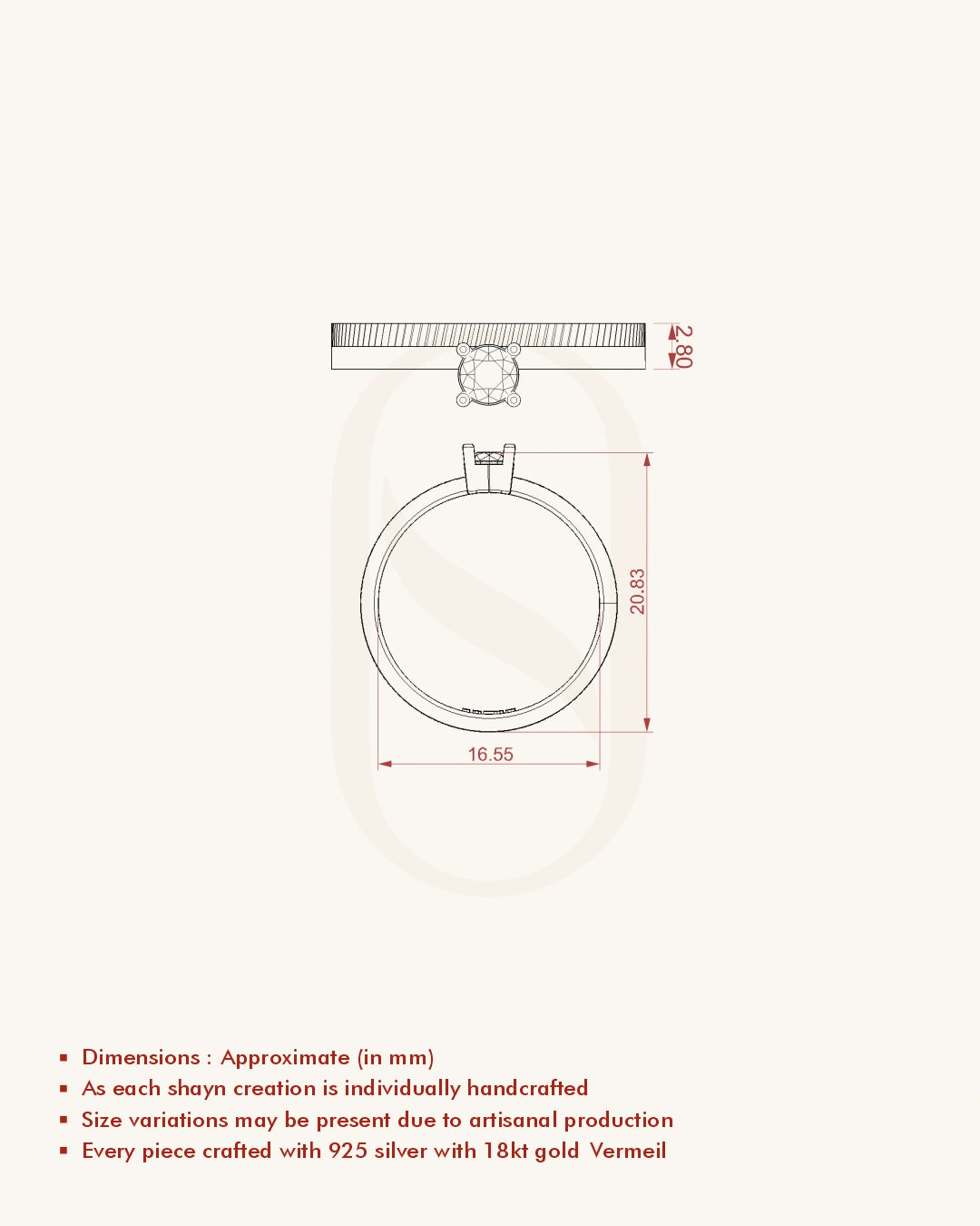 Round Brilliant Band