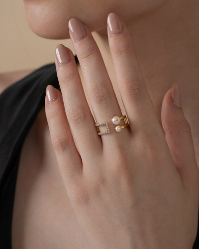 Statement Pearl Ring