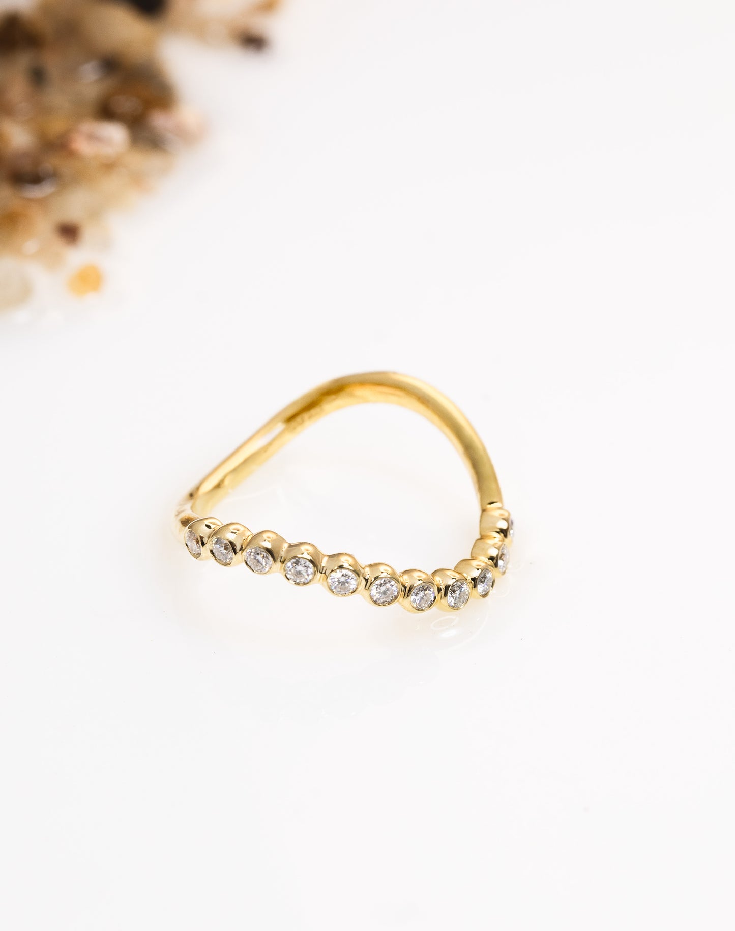 Bezel Diamond Ring
