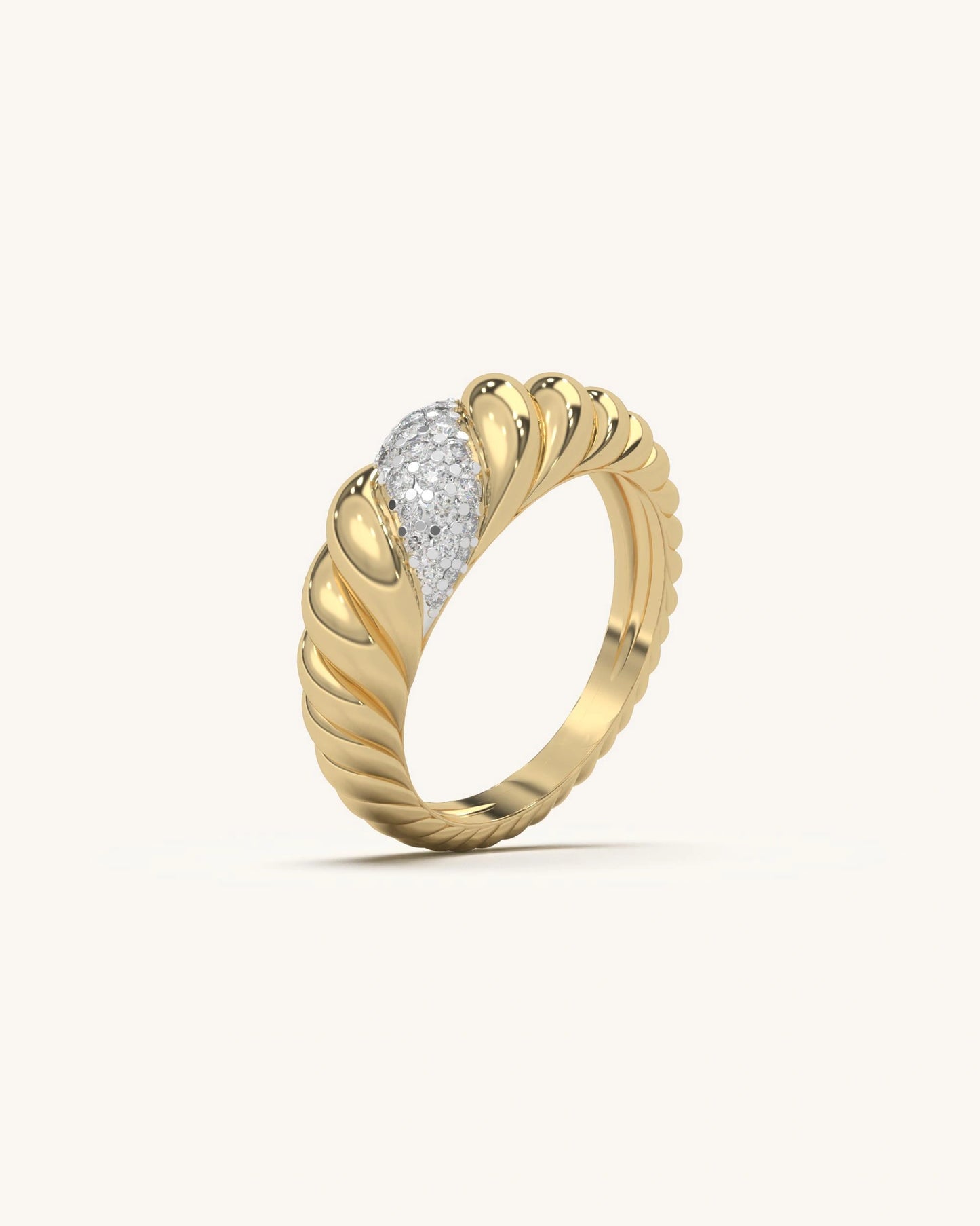 Wave Accent Ring