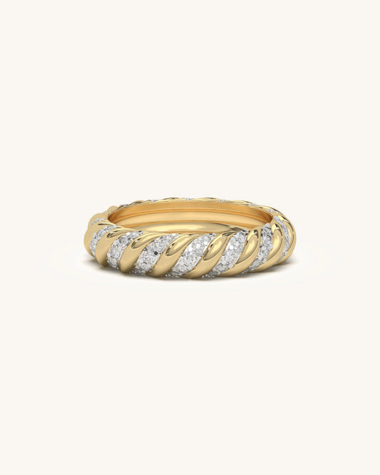 Twisted Diamond Band