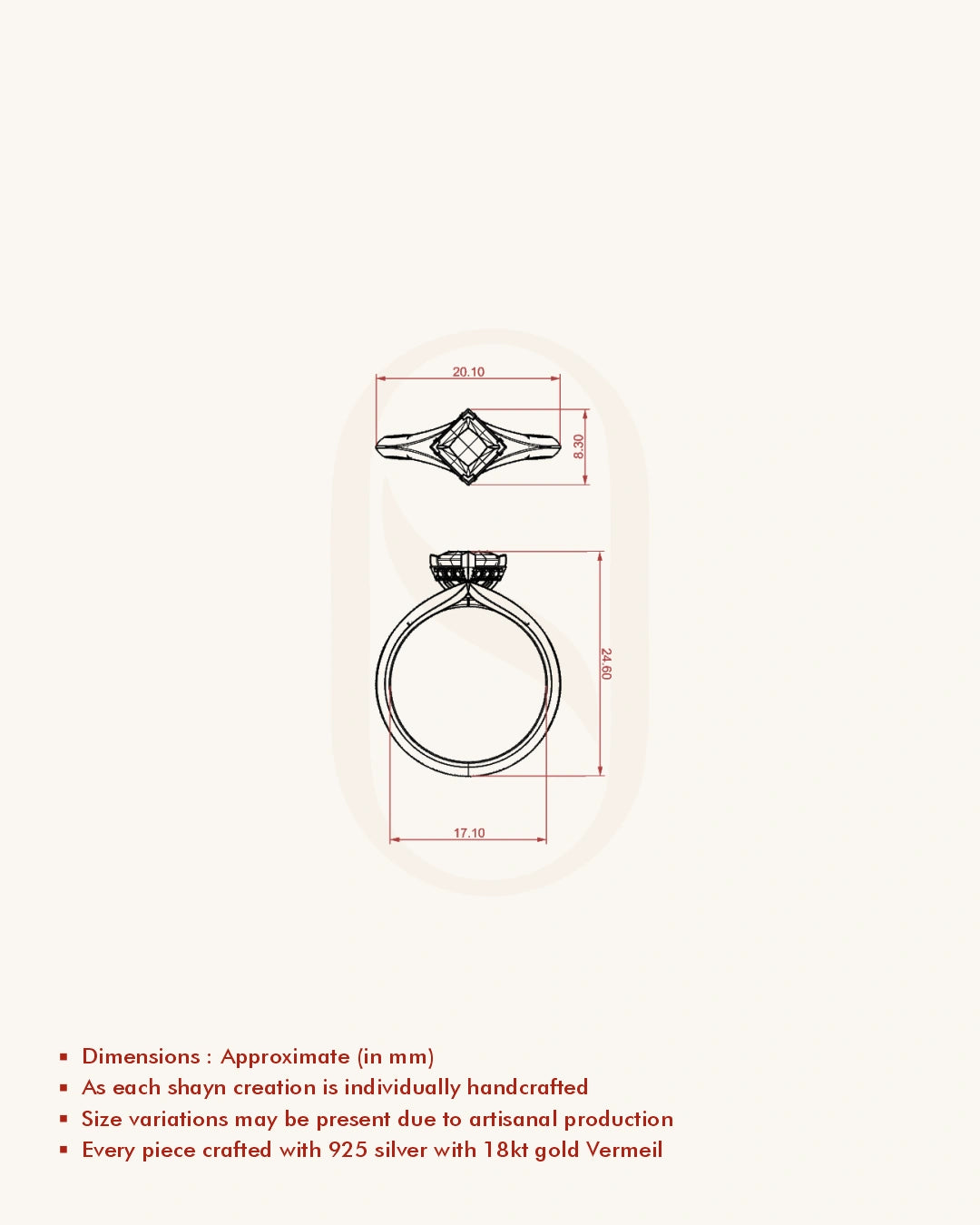 Princess Cut Solitaire Ring