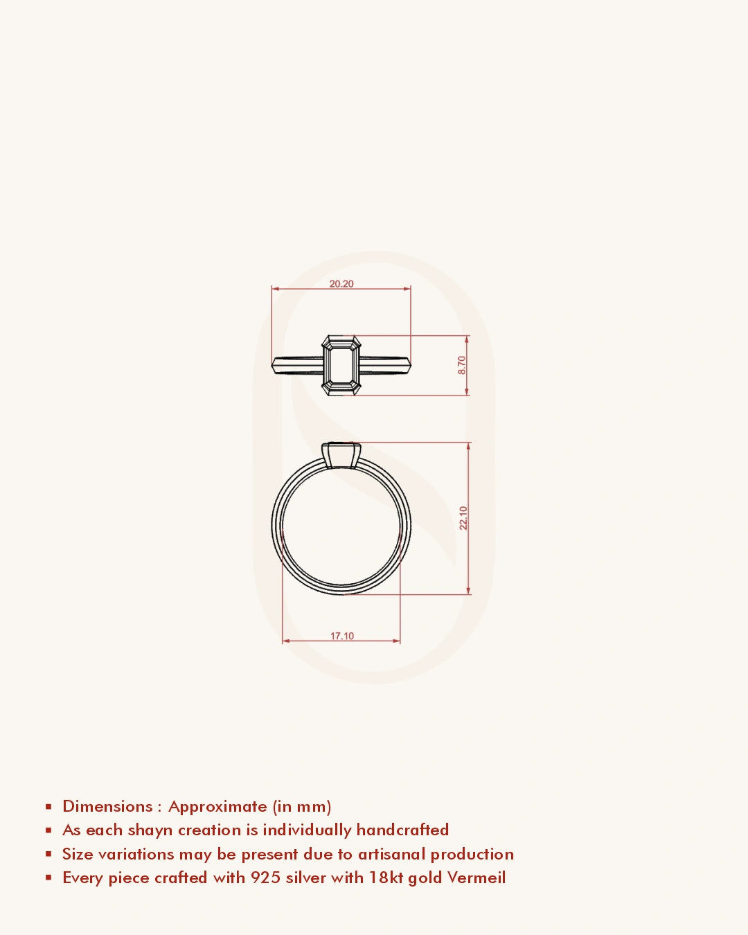 Emerald Solitaire RIng