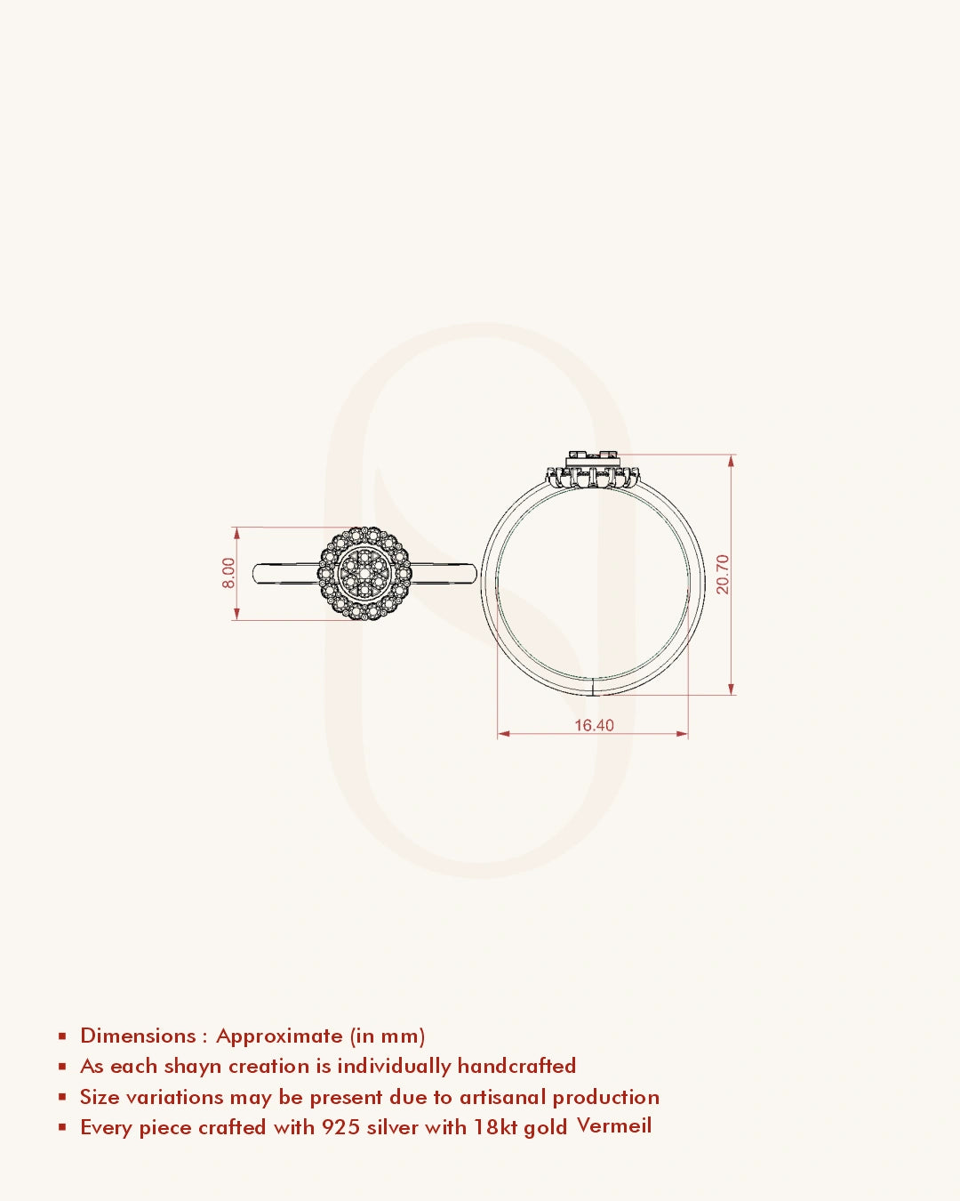 Pink Halo Diamond Ring