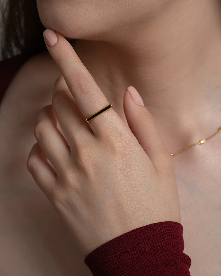 Black Bar Ring