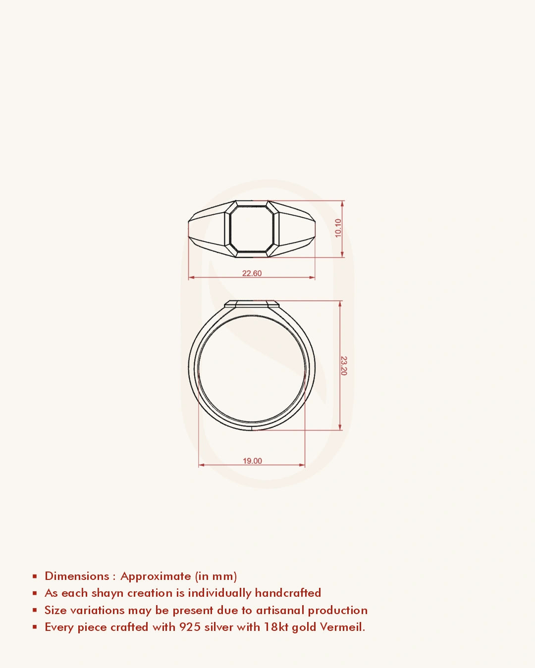 Classic Onyx Signet Ring