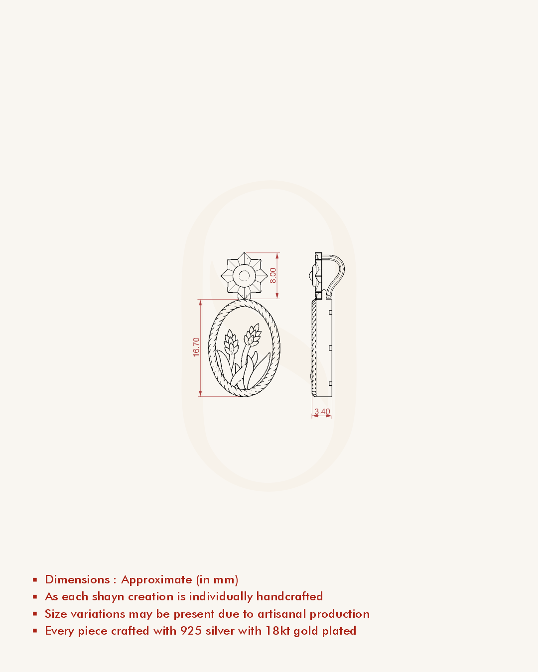 Blossom Medallion Pendant