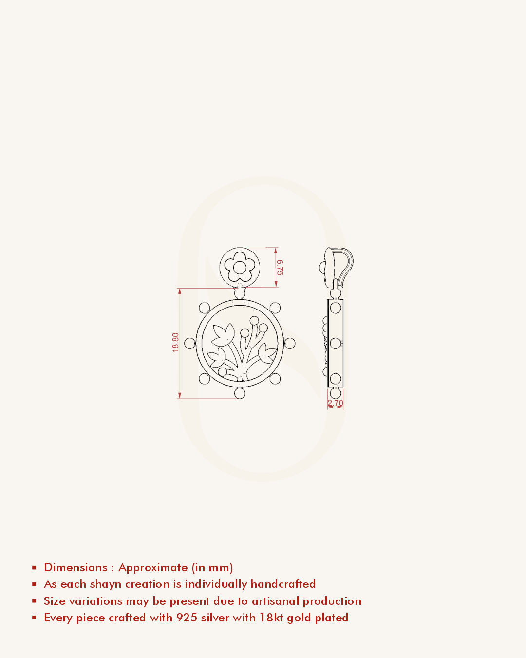 Floral Radiance Pendant