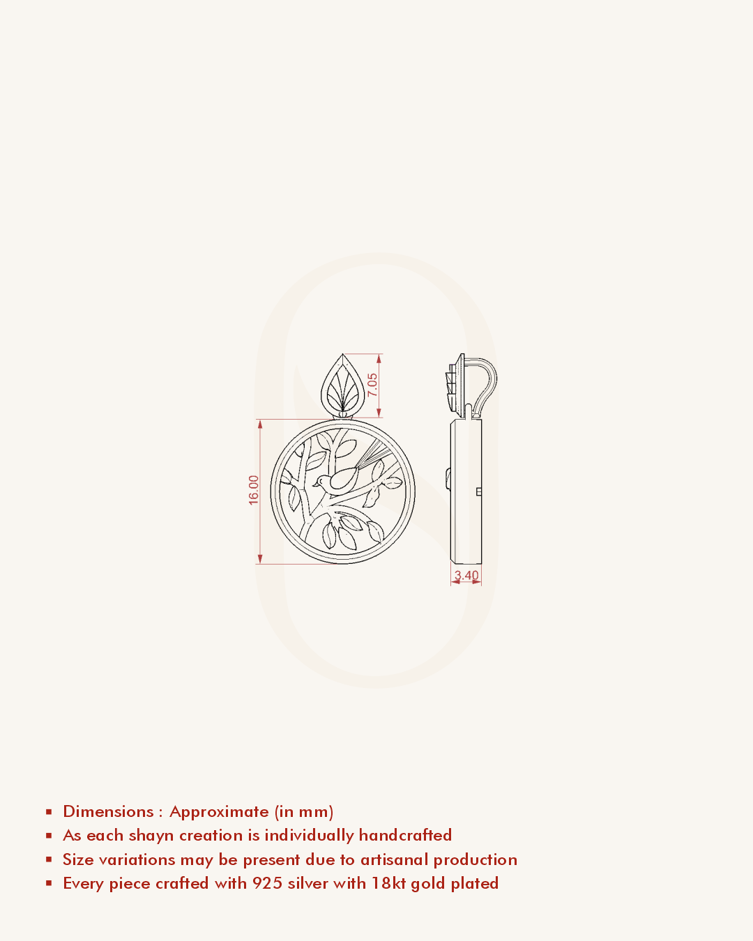 Songbird Serenity Pendant