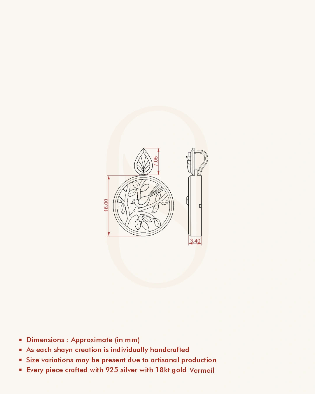 Songbird Serenity Pendant