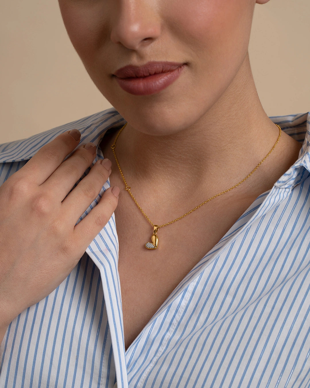 Shimmer Heart Pendant