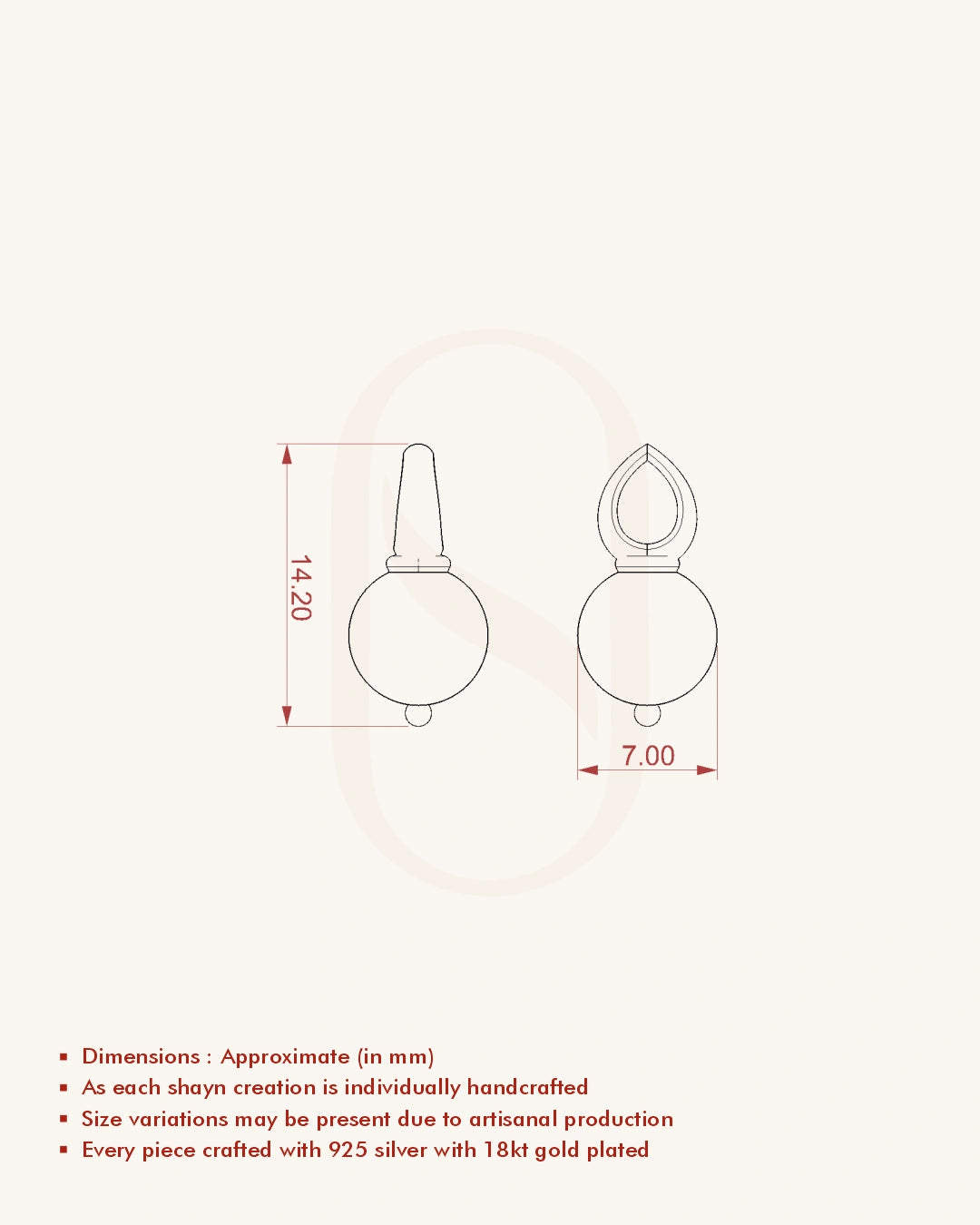 Classic Pearl Charm Pendant