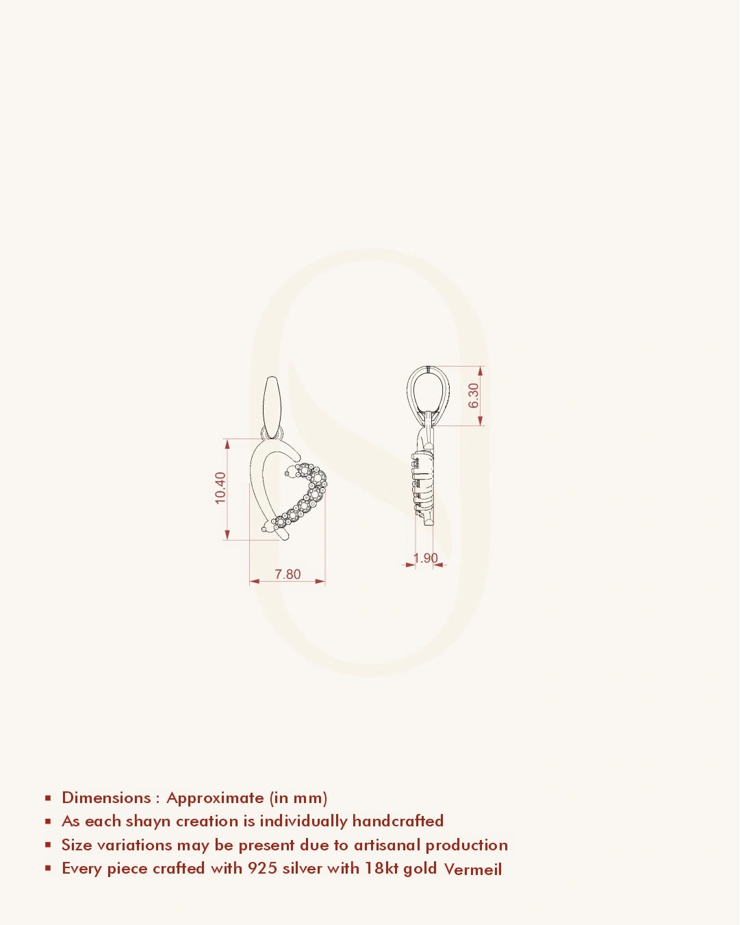 Heart Drop Pendant