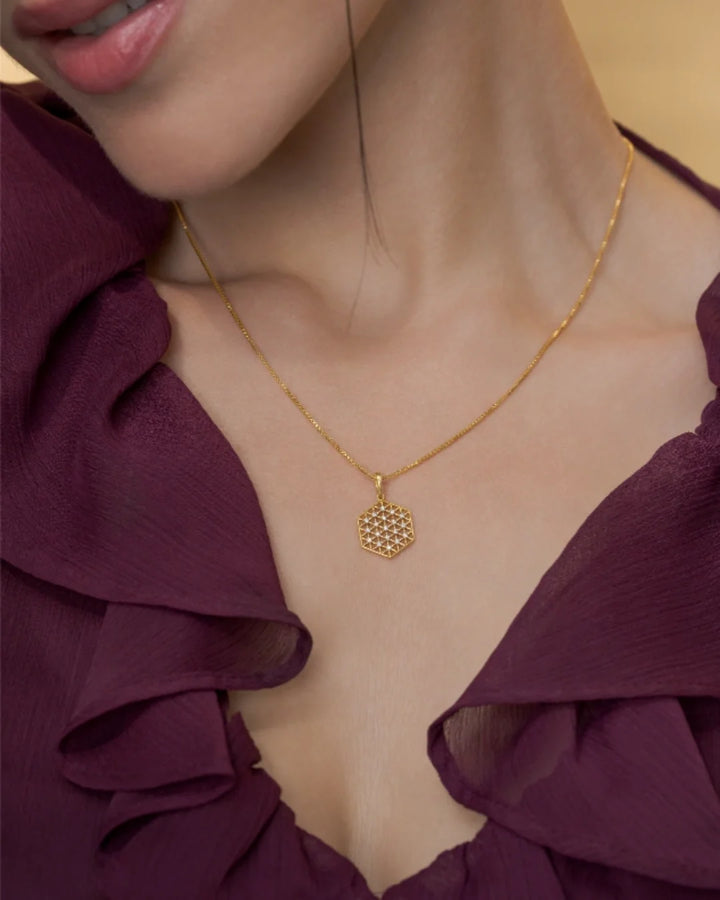 Hexa Pattern Pendant