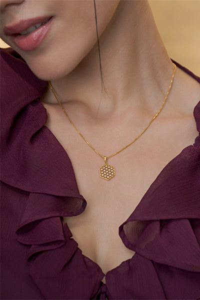 Hexa Pattern Pendant