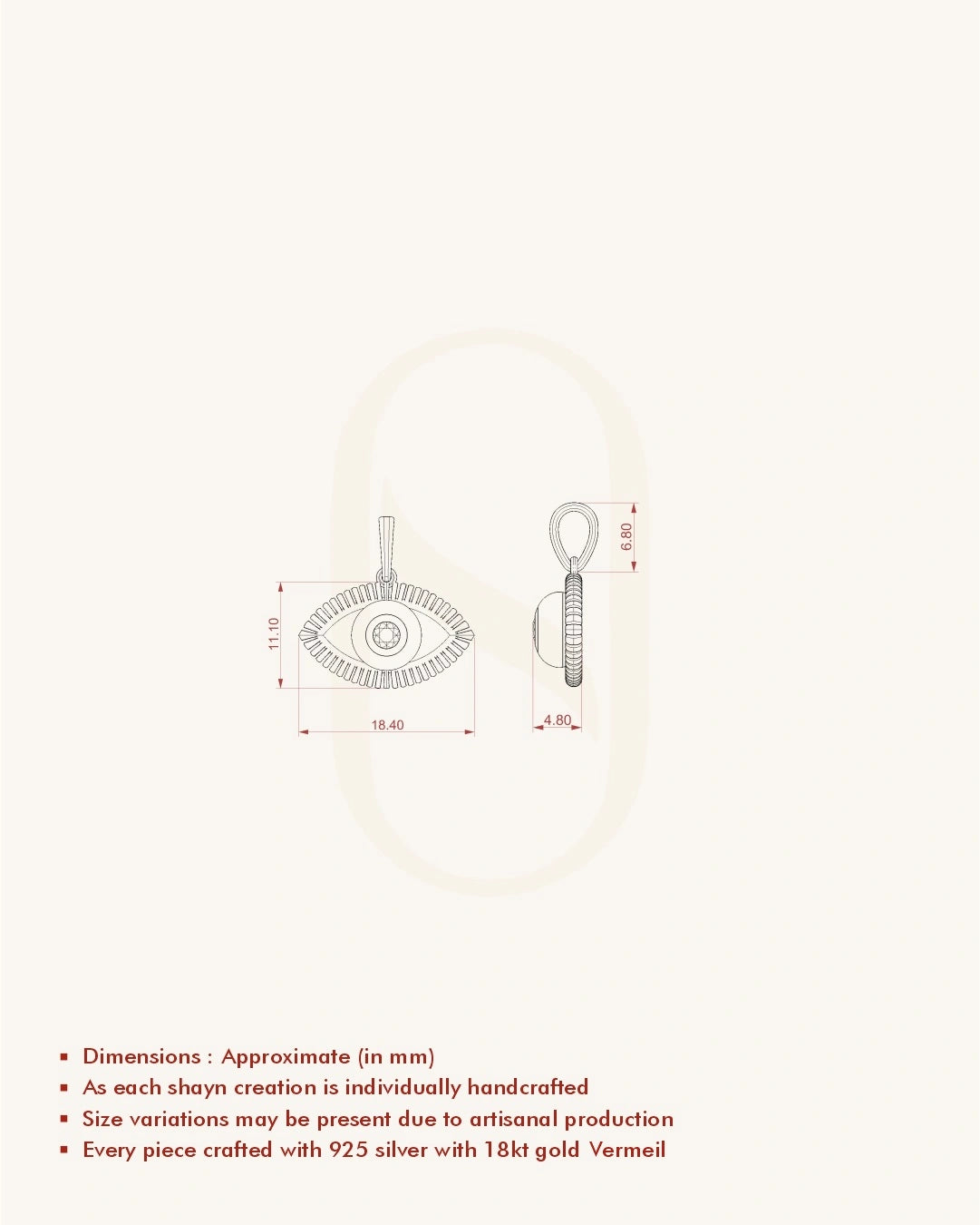 Evil Eye Radiant Pendant