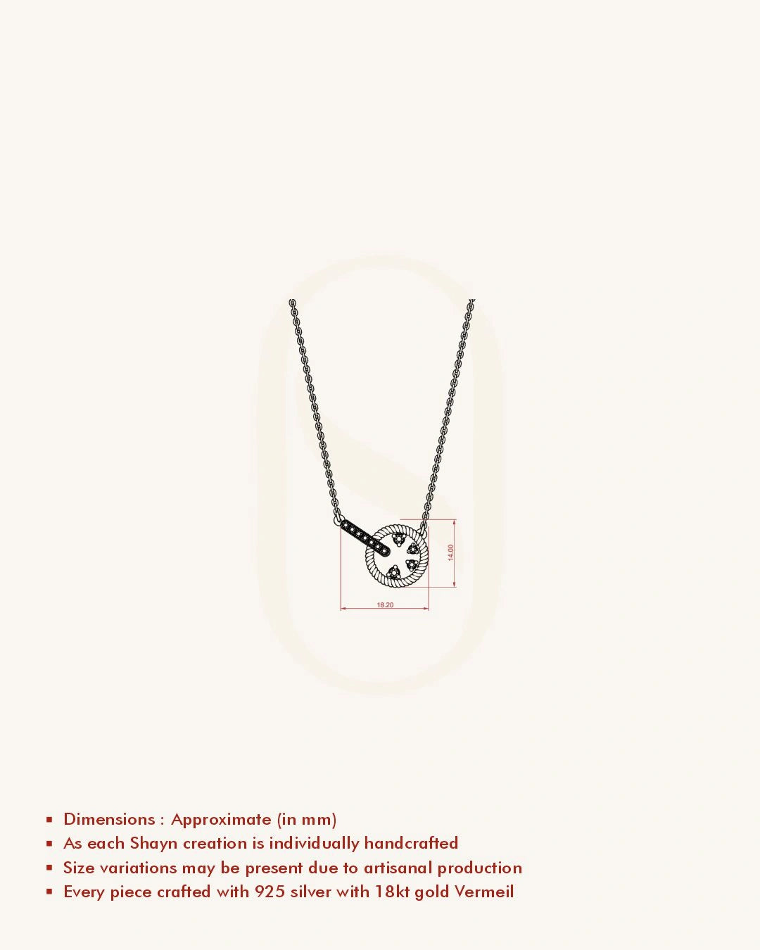 Orbit Charm Necklace