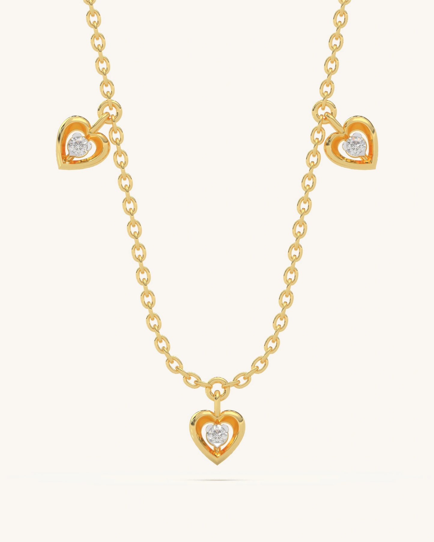 Mini Hearts Necklace