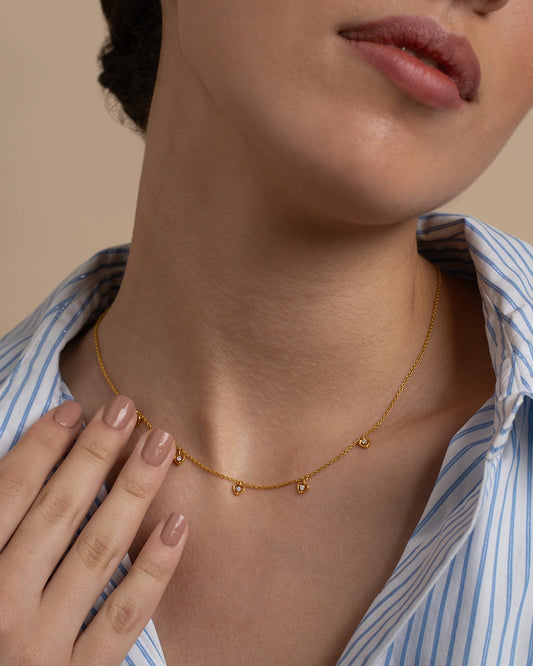 Mini Hearts Necklace