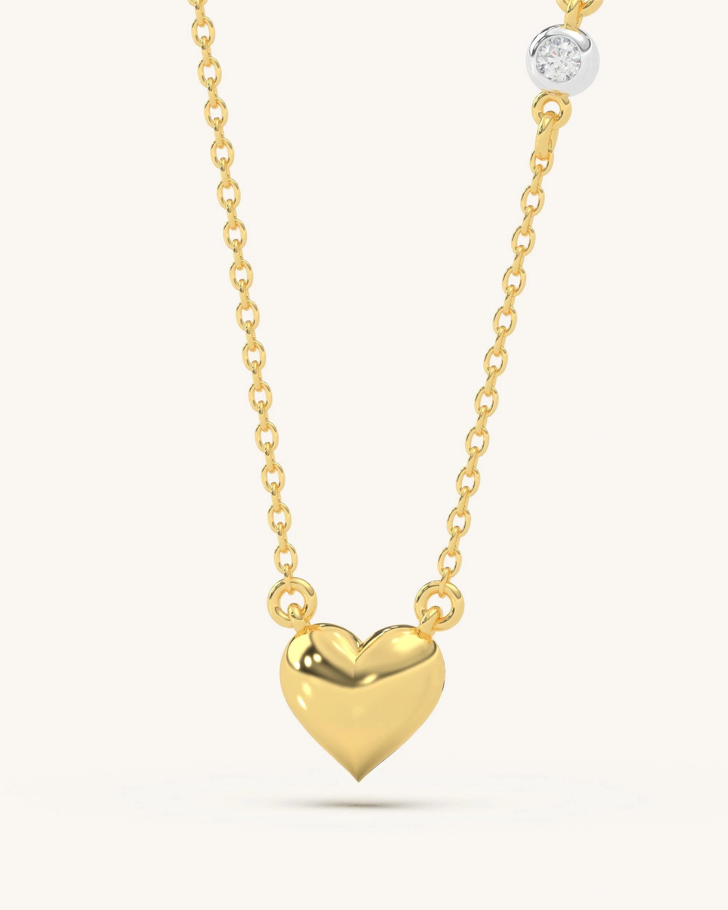 Side Diamond Necklace