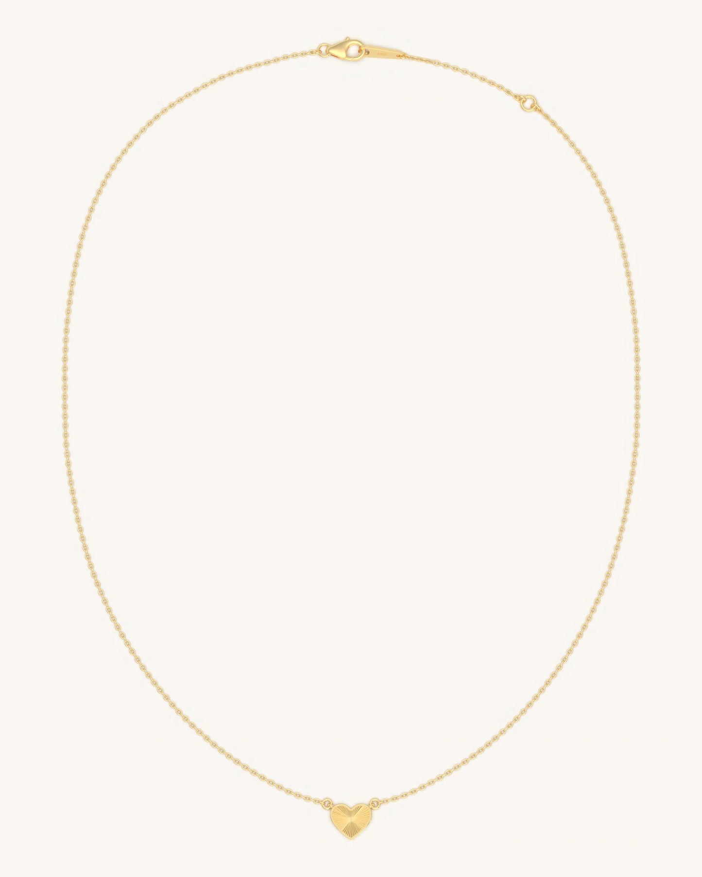 Textured Heart Necklace