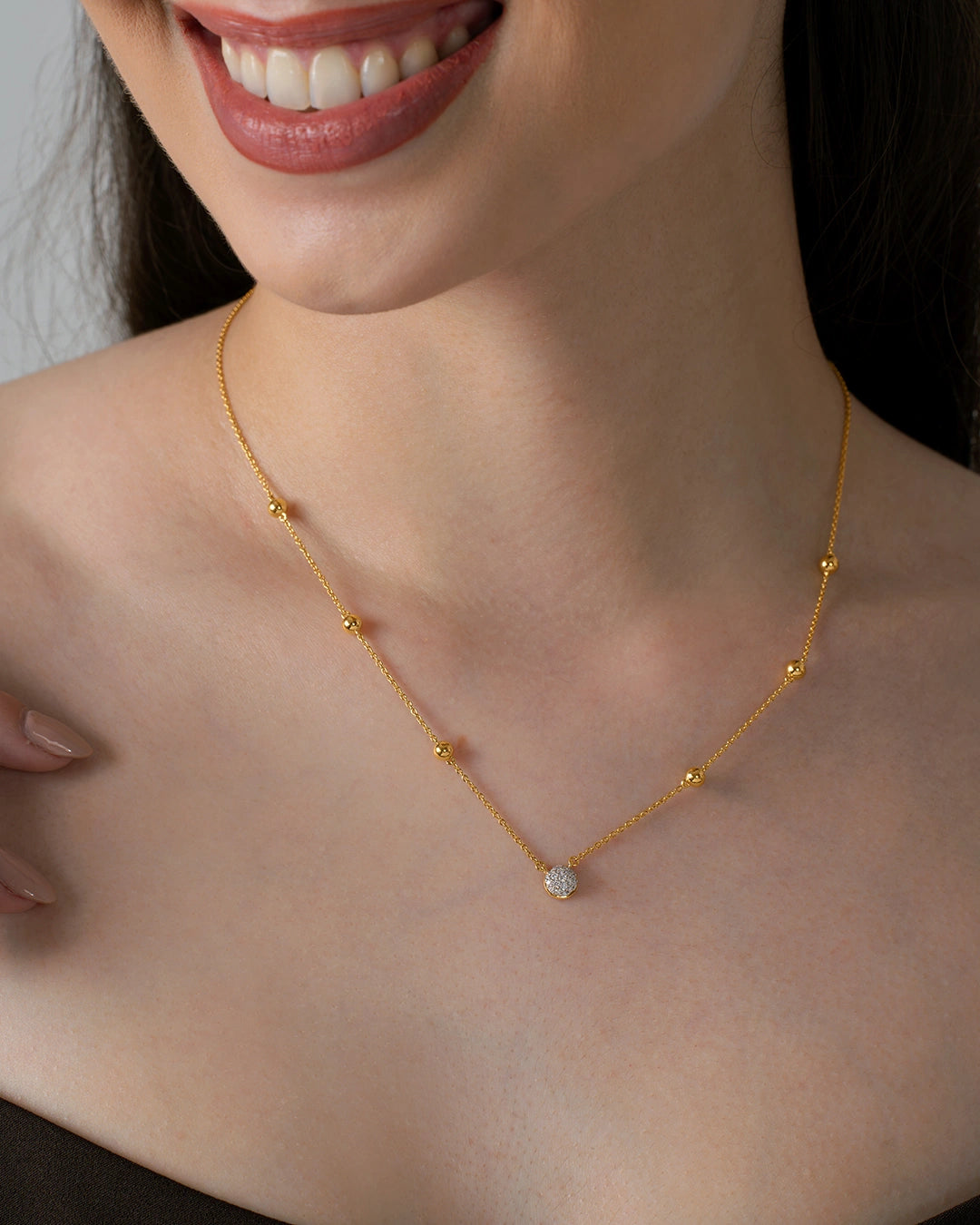 Minimal Bead Necklace
