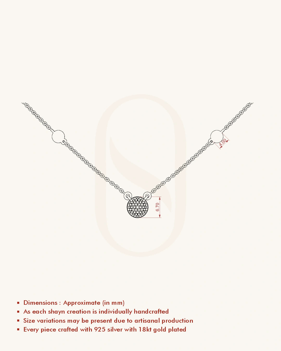 Minimal Bead Necklace