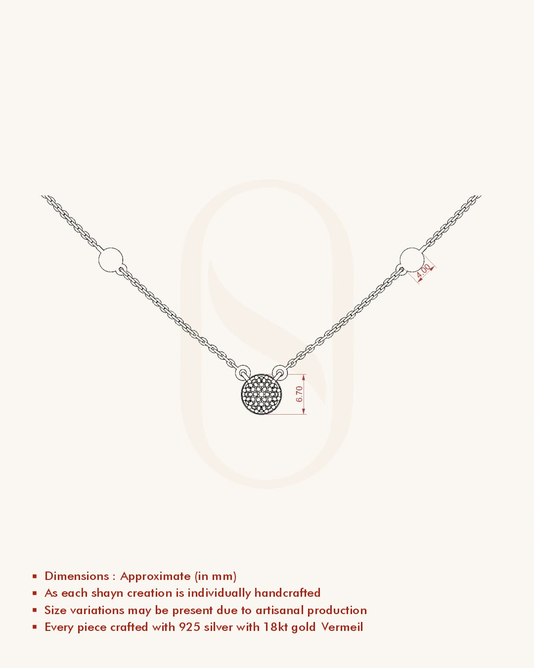 Minimal Bead Necklace