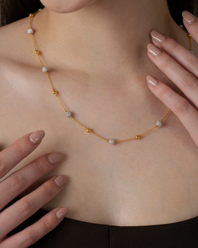 Floral Charm Necklace