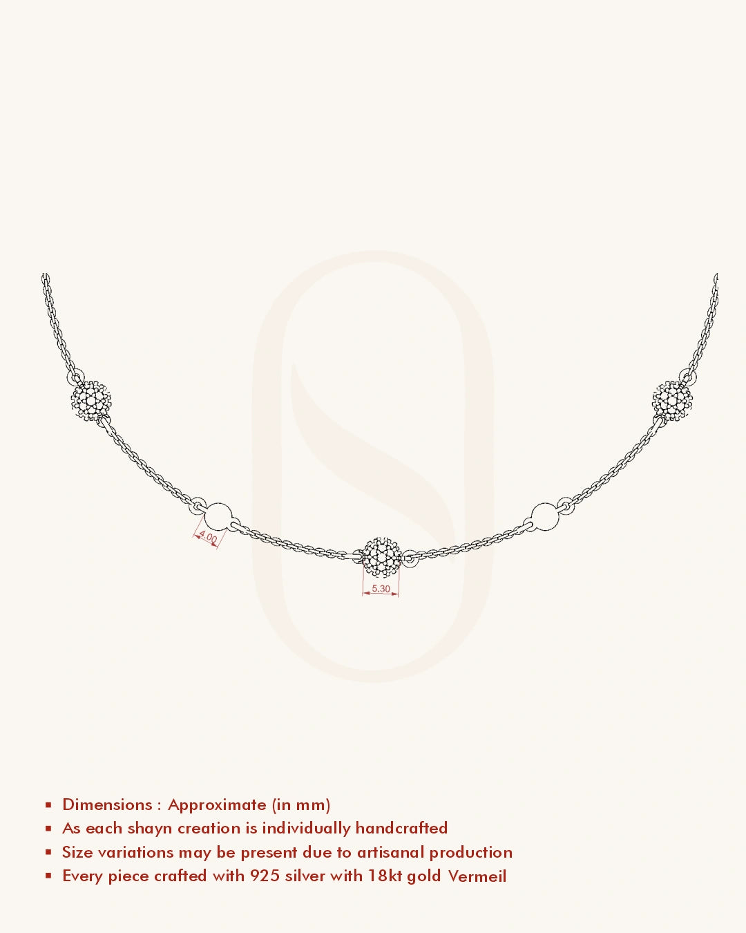 Floral Charm Necklace