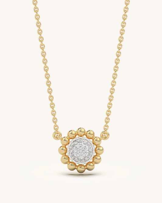 Beaded Circle Necklace