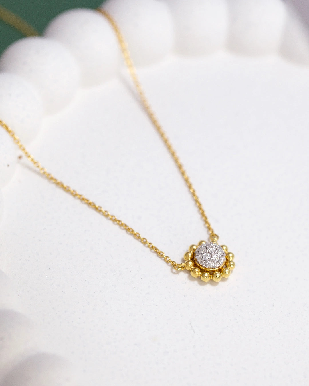 Beaded Circle Necklace