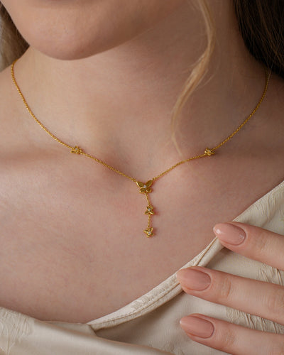 Butterfly Drop Necklace