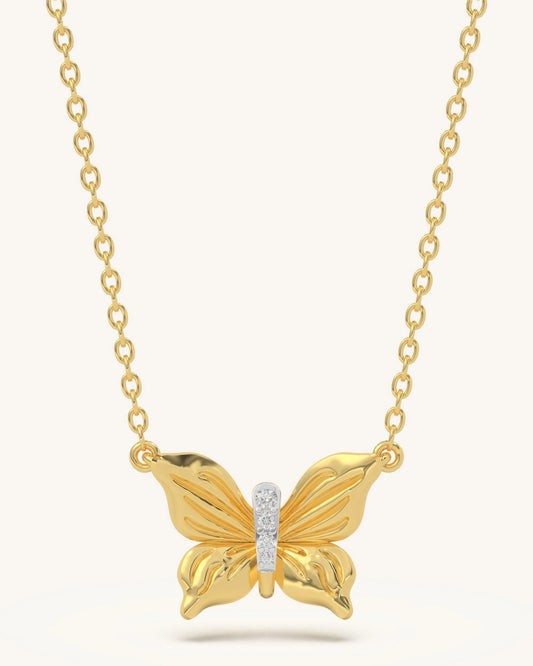 Sculpted Wing Necklace