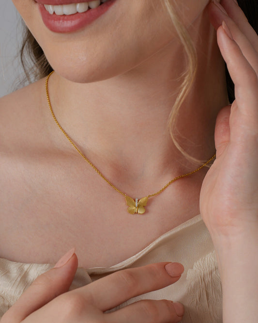 Radiant Butterfly Necklace