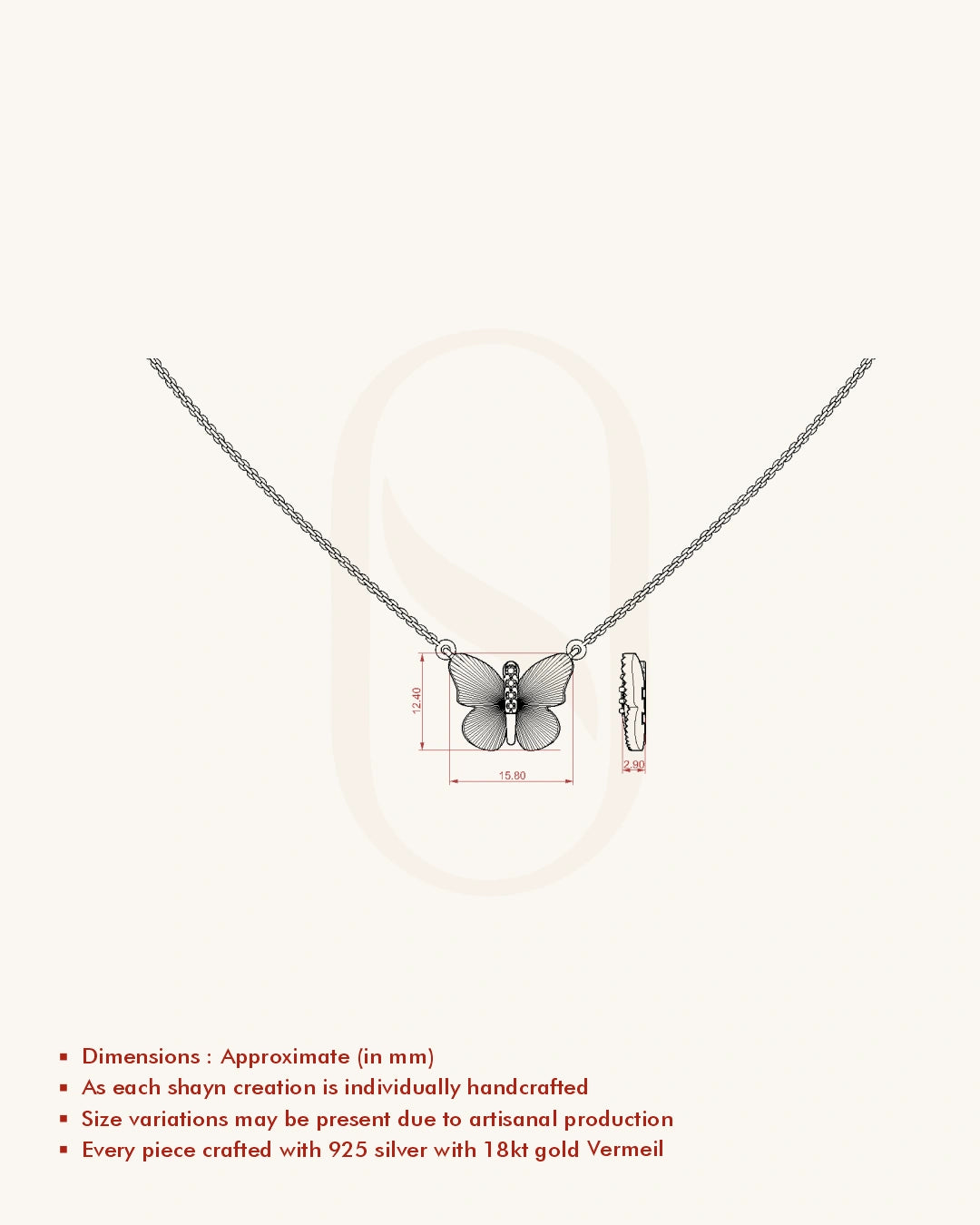 Radiant Butterfly Necklace