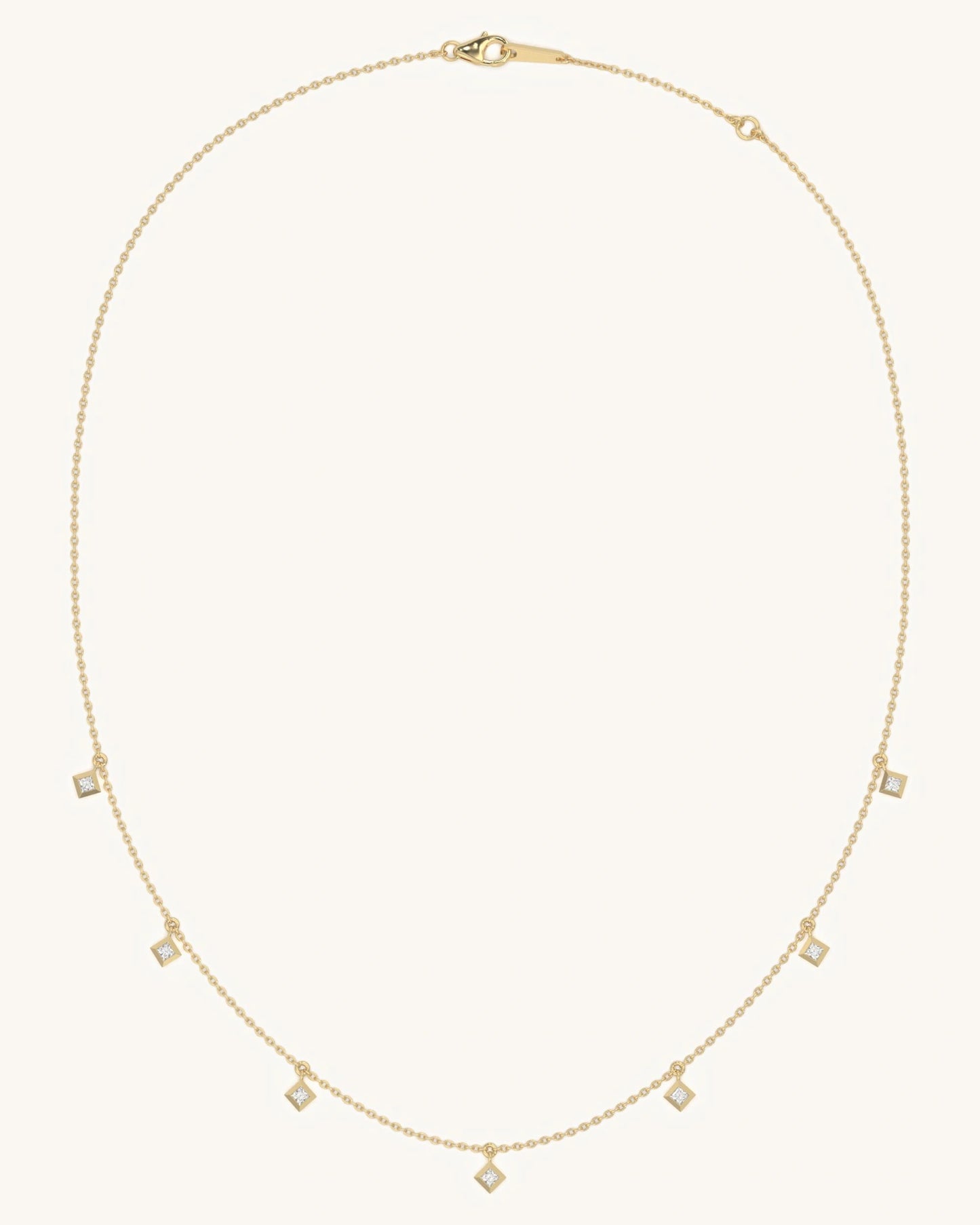 Square Drop Necklace